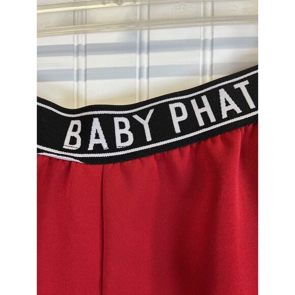Baby Phat The Collection Mens Red Athletic joggers. Elastic Logo Waistband. Sz3X - Picture 4 of 9
